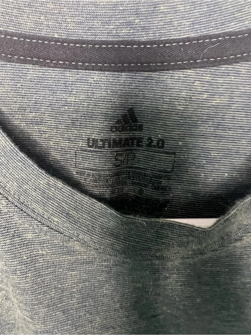 adidas Men's Heather Slate Short Sleeve Tee